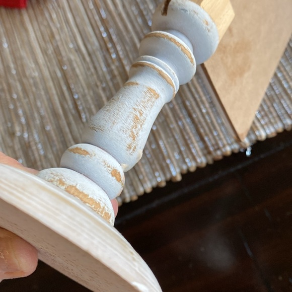 Bride Groom Wedding Decor Wooden Rustic Boho Vintage Table Topper Sogn 8.5” X 5” - Picture 5 of 5